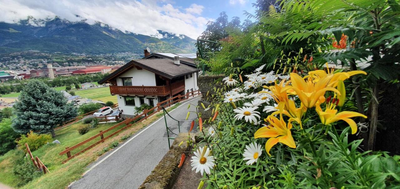 Agriturismo B&B Chèvres à Cheval Aosta Exterior foto